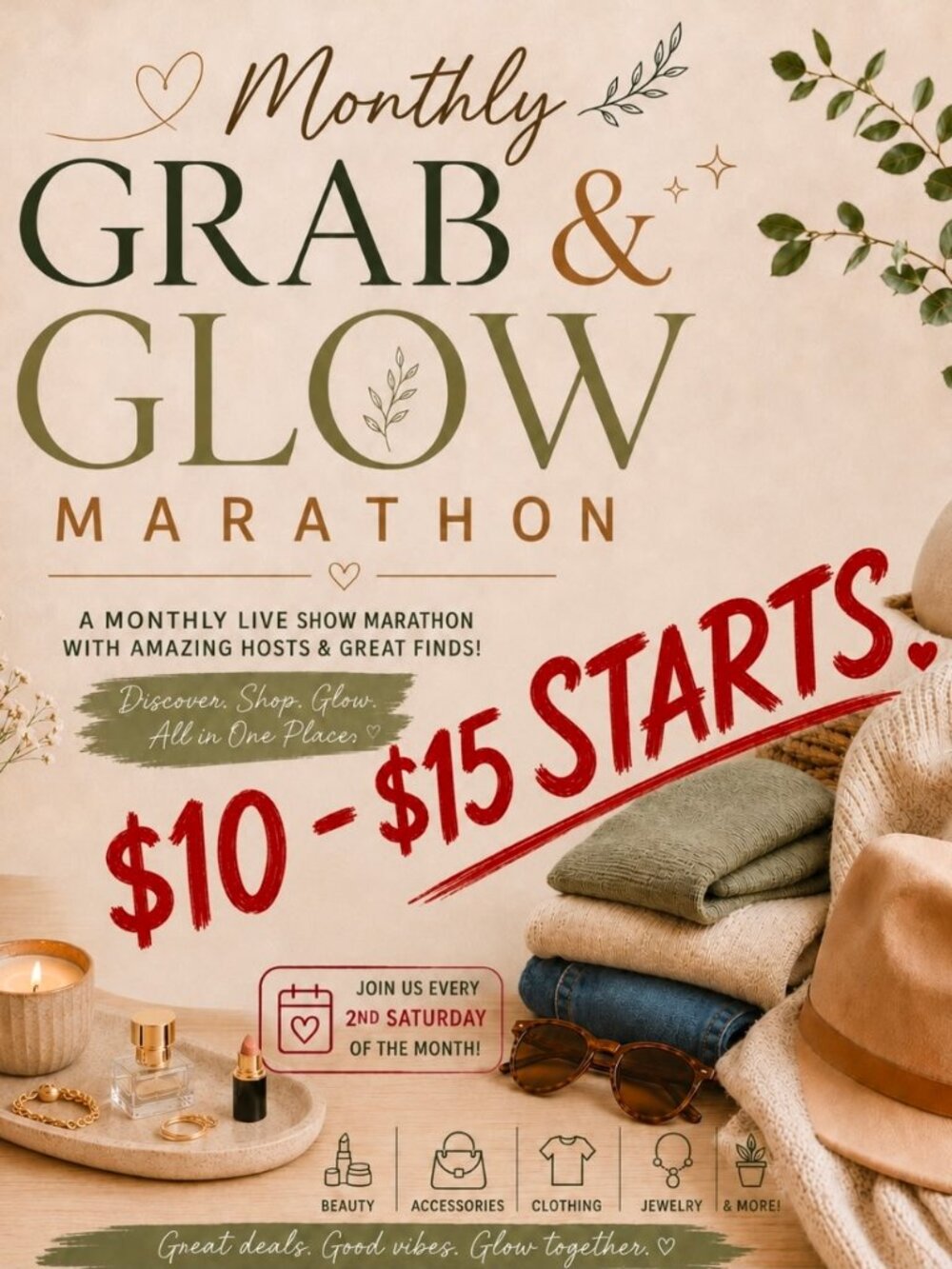 $10-$15 Starts!! Sat 9/12 @ 10:30am est